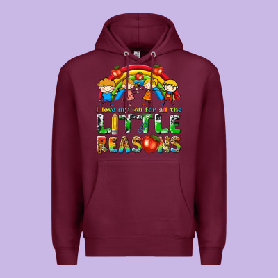 I Love My Job For All The Little Reasons Premium Hoodie Designed By Texasbilliewilder