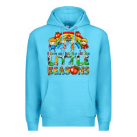 Ocean Blue i love my job for all the little reasons Premium Hoodie - texasbilliewilder