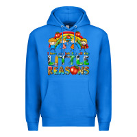 True Royal i love my job for all the little reasons Premium Hoodie - texasbilliewilder