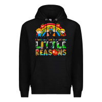 Black i love my job for all the little reasons Premium Hoodie - texasbilliewilder