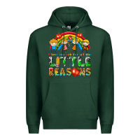 Sports Green i love my job for all the little reasons Premium Hoodie - texasbilliewilder