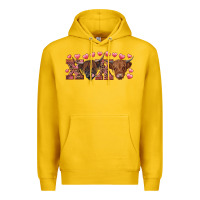 Lemon xoxo highland cows Premium Hoodie - RanaPortraitStore