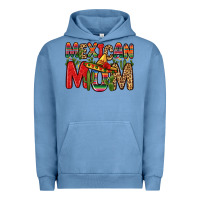 Pigment Pebble Blue mexican mom Urban Hoodie - Zillion Design Studio