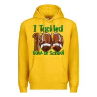 Lemon i tackled 100 days of school football Premium Hoodie - texasbilliewilder