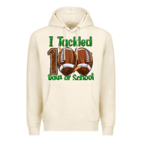 Tofu i tackled 100 days of school football Premium Hoodie - texasbilliewilder