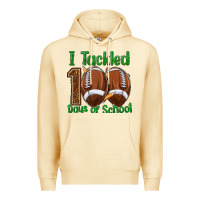 Pina Colada i tackled 100 days of school football Premium Hoodie - texasbilliewilder