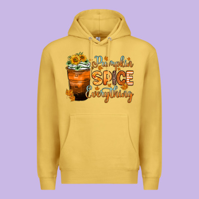 Pumpkin Spice Everything Premium Hoodie Designed By Zillion Design Studio