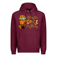 Burgundy pumpkin spice everything Premium Hoodie - Zillion Design Studio