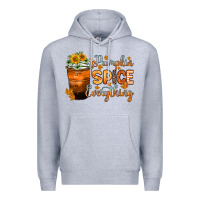 Heather Grey pumpkin spice everything Premium Hoodie - Zillion Design Studio