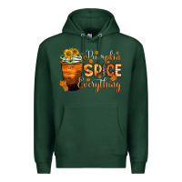 Sports Green pumpkin spice everything Premium Hoodie - Zillion Design Studio
