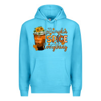 Ocean Blue pumpkin spice everything Premium Hoodie - Zillion Design Studio
