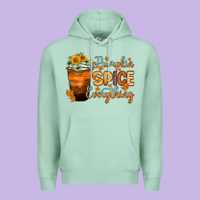Pumpkin Spice Everything Premium Hoodie Designed By Zillion Design Studio