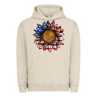 Pigment French Oak 4th of july sunflower Urban Hoodie - texasbilliewilder