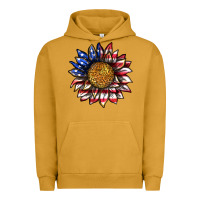 Pigment Peanut Butter 4th of july sunflower Urban Hoodie - texasbilliewilder