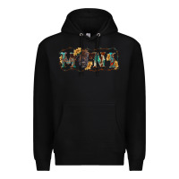 Black western mini black highland calf Premium Hoodie - RanaPortraitStore