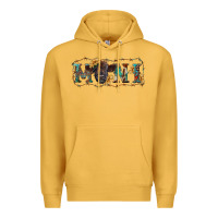 Mustard western mini black highland calf Premium Hoodie - RanaPortraitStore