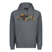 Rock western mini black highland calf Premium Hoodie - RanaPortraitStore