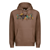 Chestnut western mini black highland calf Premium Hoodie - RanaPortraitStore