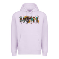 Lilac western mini black highland calf Premium Hoodie - RanaPortraitStore