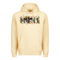 Western Mini Black Highland Calf Premium Hoodie | Teevron