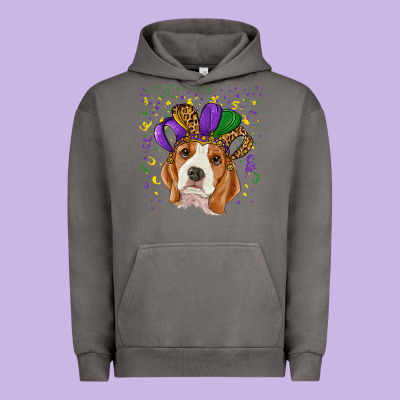 Urban Hoodie mardi gras beagle