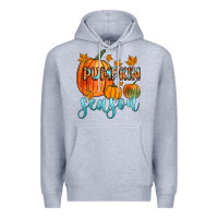 Heather Grey pumpkin season Premium Hoodie - Zillion Design Studio