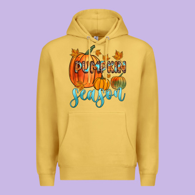 Pumpkin Season Premium Hoodie Designed By Zillion Design Studio