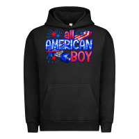 Pigment Black all american boy billie wilder Urban Hoodie - texasbilliewilder