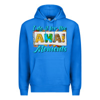 True Royal i do it for the aha moments Premium Hoodie - texasbilliewilder