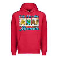 Cardinal i do it for the aha moments Premium Hoodie - texasbilliewilder