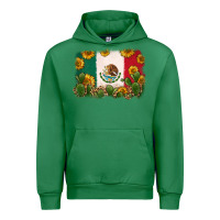 Emerald mexican flag Urban Hoodie - Zillion Design Studio