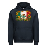 Navy mexican flag Urban Hoodie - Zillion Design Studio