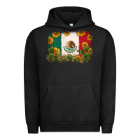 Pigment Black mexican flag Urban Hoodie - Zillion Design Studio