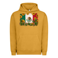 Pigment Peanut Butter mexican flag Urban Hoodie - Zillion Design Studio