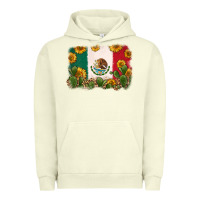 Pigment Pistachio mexican flag Urban Hoodie - Zillion Design Studio