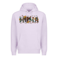 Lilac western mama with highland cow Premium Hoodie - RanaPortraitStore