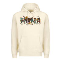 Sandshell western mama with highland cow Premium Hoodie - RanaPortraitStore