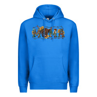 True Royal western mama with highland cow Premium Hoodie - RanaPortraitStore