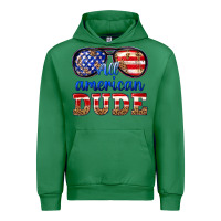 Emerald all american dude Urban Hoodie - texasbilliewilder