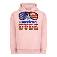 Pigment Salmon all american dude Urban Hoodie - texasbilliewilder