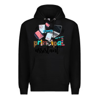 Black principal assistant Premium Hoodie - AdoDesignShop
