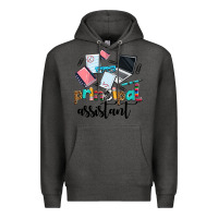 Charcoal Heather principal assistant Premium Hoodie - AdoDesignShop