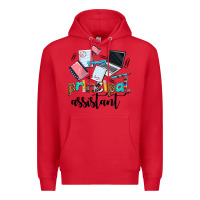 Red principal assistant Premium Hoodie - AdoDesignShop