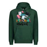 Sports Green principal assistant Premium Hoodie - AdoDesignShop