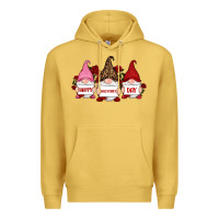 Antique Gold happy valentine's day dno es with rose Premium Hoodie - RanaPortraitStore