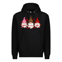 Black happy valentine's day dno es with rose Premium Hoodie - RanaPortraitStore