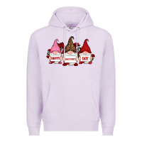 Lilac happy valentine's day dno es with rose Premium Hoodie - RanaPortraitStore