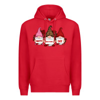 Red happy valentine's day dno es with rose Premium Hoodie - RanaPortraitStore