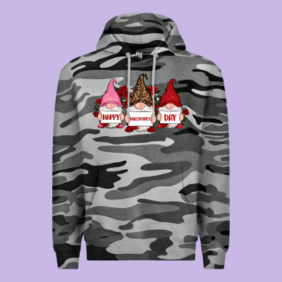 Happy Valentine's Day Dno Es With Rose Premium Hoodie Designed By Ranaportraitstore
