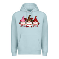 Blue Mist happy valentine's day dno es with rose Premium Hoodie - RanaPortraitStore